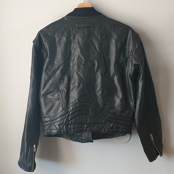 Vintage Leather Bomber Harley Davidson Jacket - Picture 7 of 9